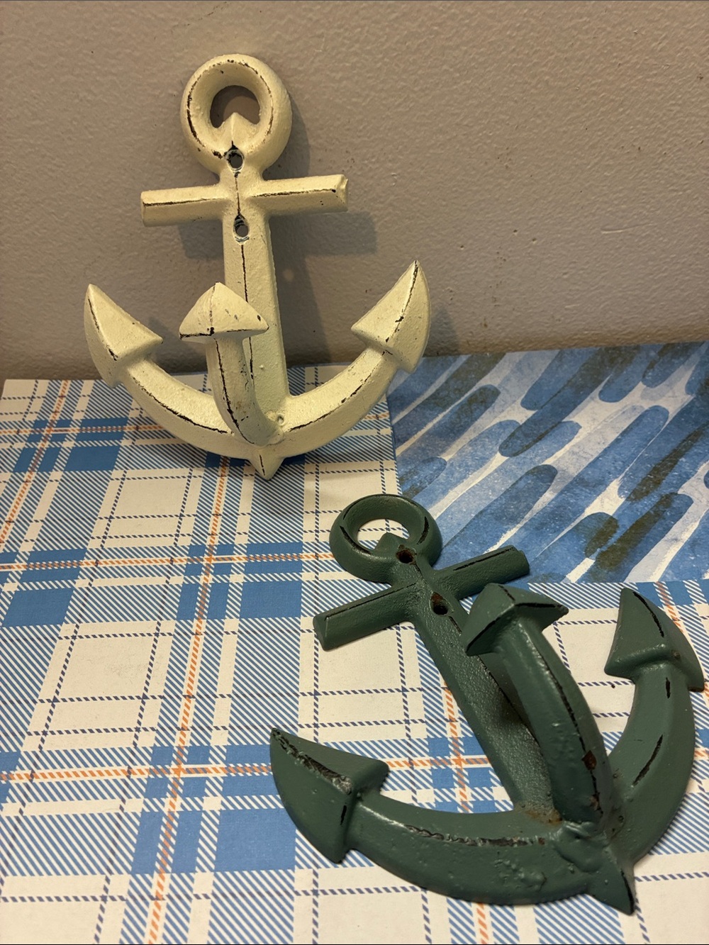 Decorative Anchor Wall Hook Set